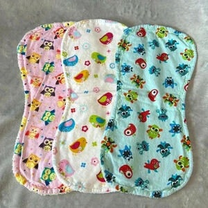 🐥 NWOT - Set  of 3 worlds best burp clothes